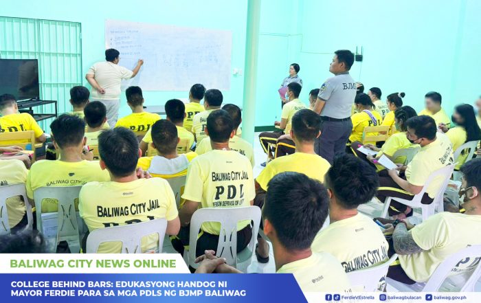 College Behind Bars: Edukasyong handog ni Mayor Ferdie para sa mga PDL ng BJMP Baliwag