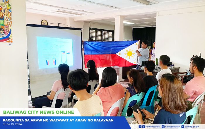 Baliwag City, nagdaos ng Talakayan at Poster Making Contest sa pagdiriwang ng Araw ng Kalayaan