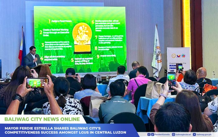 Mayor Ferdie Estrella shares Baliwag City's competitiveness success amongst LGUs in Central Luzon