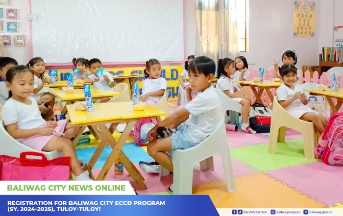 Registration for Baliwag City ECCD Program (SY. 2024-2025), tuloy-tuloy!