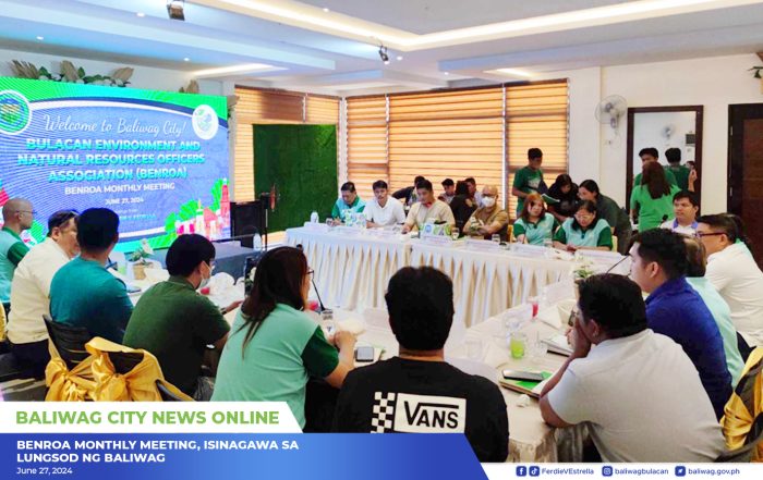 BENROA monthly meeting, isinagawa sa Lungsod ng Baliwag