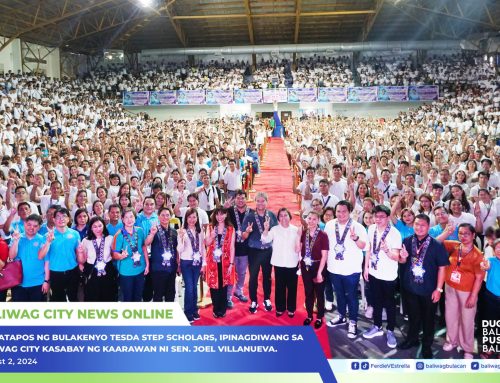 Pagtatapos ng Bulakenyo TESDA STEP Scholars, ipinagdiwang sa Baliwag City kasabay ng kaarawan ni Sen. Joel Villanueva