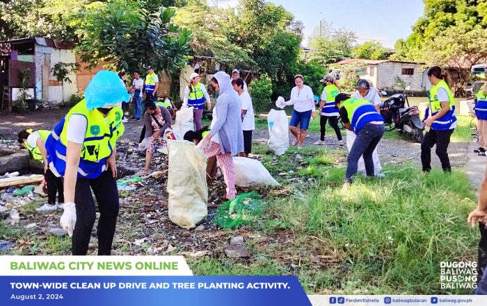 Baliwag City Town-Wide Clean-Up Drive and Tree Planting Activity, nilahukan ng 600 Baliwagenyos!