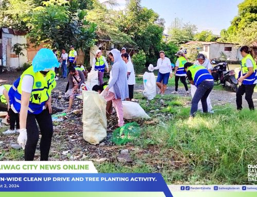 Baliwag City Town-Wide Clean-Up Drive and Tree Planting Activity, nilahukan ng 600 Baliwagenyos!