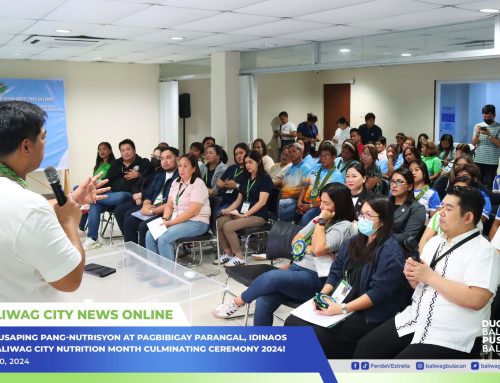 Mga usaping pang-nutrisyon at pagbibigay parangal, idinaos sa Baliwag City Nutrition Month Culminating Ceremony