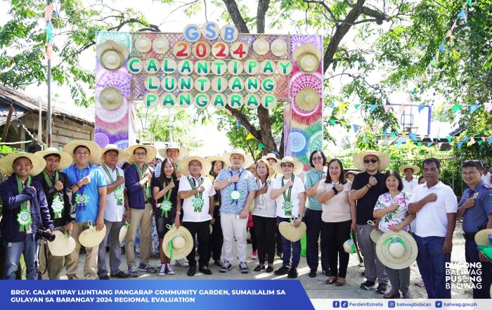 Brgy. Calantipay Luntiang Pangarap Community Garden, sumailalim sa Gulayan sa Barangay 2024 Regional Evaluation