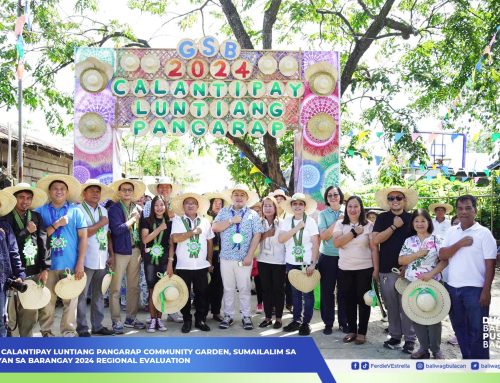 Brgy. Calantipay Luntiang Pangarap Community Garden, sumailalim sa Gulayan sa Barangay 2024 Regional Evaluation