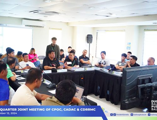 Mga usaping pang-seguridad, kaayusan, at kaligtasan, tinalakay sa 4th CPOC, CADAC, at CDRRMC Quarter Meeting