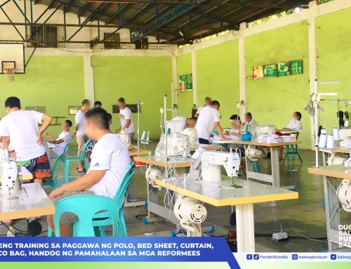 Libreng training sa paggawa ng polo, bed sheet, curtain, at eco bag, handog ng Pamahalaan Lungsod sa mga reformees