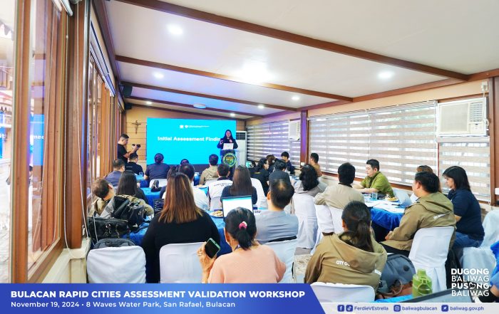 Baliwag City, nakiisa sa Bulacan Rapid Smart Cities Assessment Validation Workshop